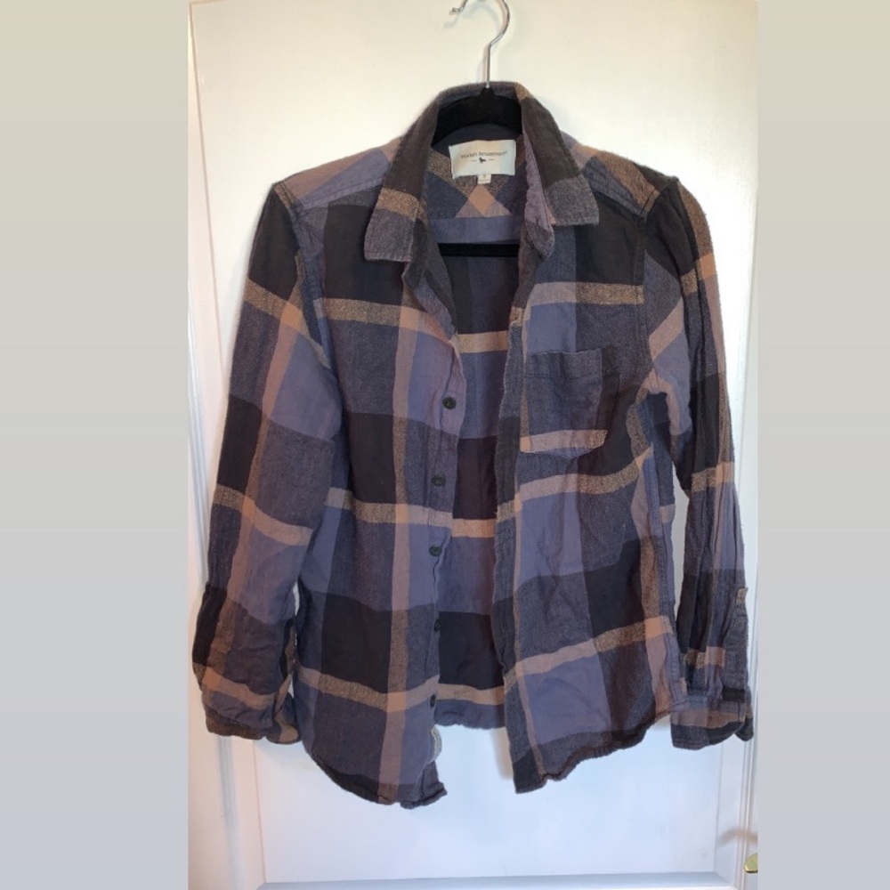 Modern Amusement Blue flannel